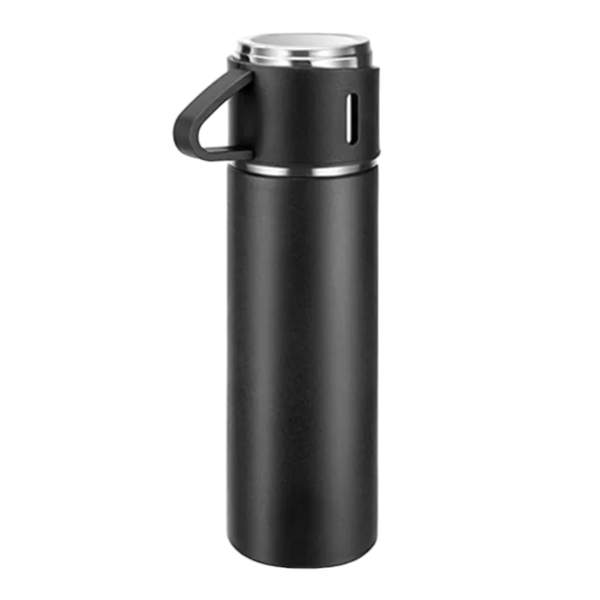 Bouteille Isotherme noir avec Tasse