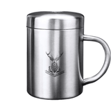 Mug Isotherme argent de 100 ml en acier inoxydable