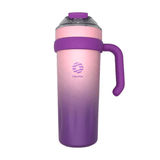 Mug Isotherme rose Étanche avec une poignée ergonomique en acier inoxydable