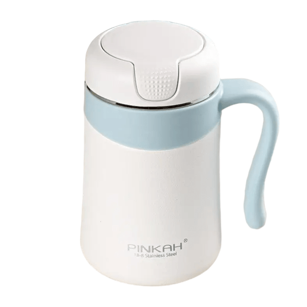 Mug Isotherme blanc avec Infuseur à thé